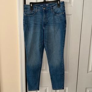 Womens Old Navy high rise rockstar super skinny jeans 12 short